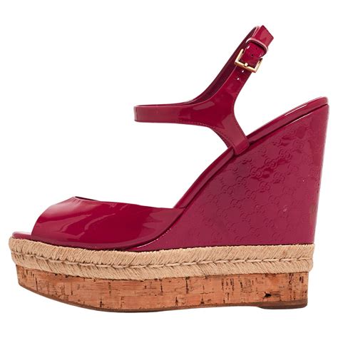 gucci hollie wedge sale|Gucci Sandals for Women .